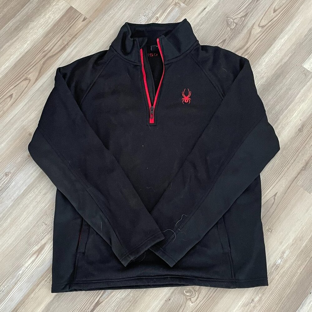 Black Spyder 1/4 Zip